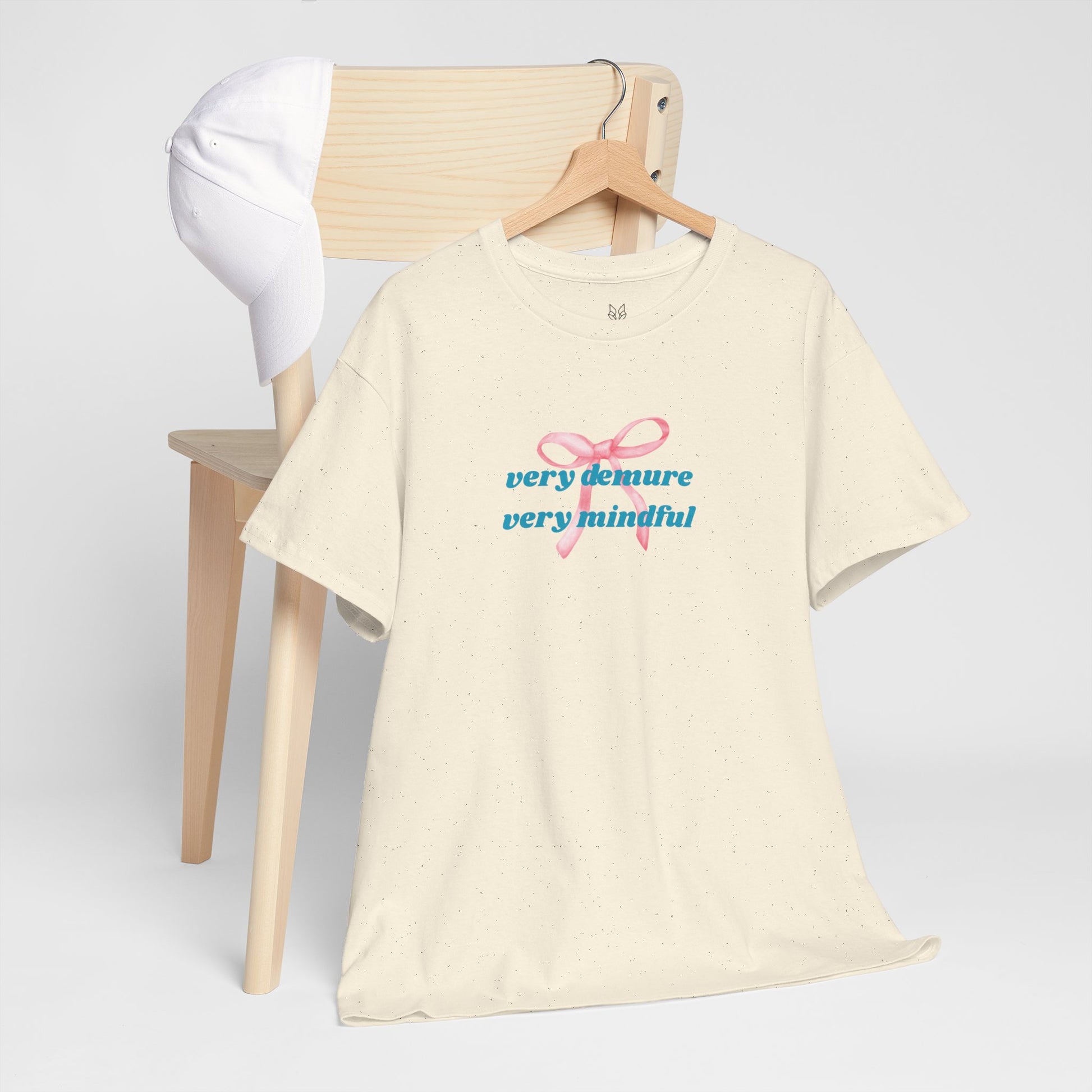Very Demure, Very Mindful Print Tee – Cozy & Stylish - Wolf Aura Co