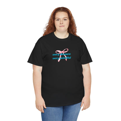 Very Demure, Very Mindful Print Tee – Cozy & Stylish - Wolf Aura Co