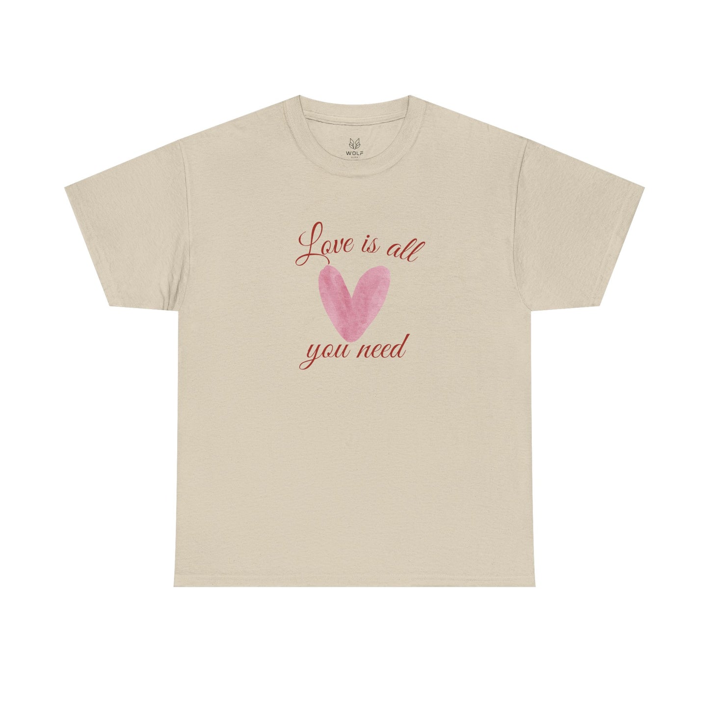 Love Is All You Need Heart Tee — Romantic Valentine’s Day T-Shirt