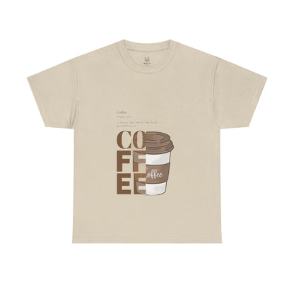 Fresh Brew Vibes Unisex Cotton Tee – Casual Coffee Lover’s T-Shirt