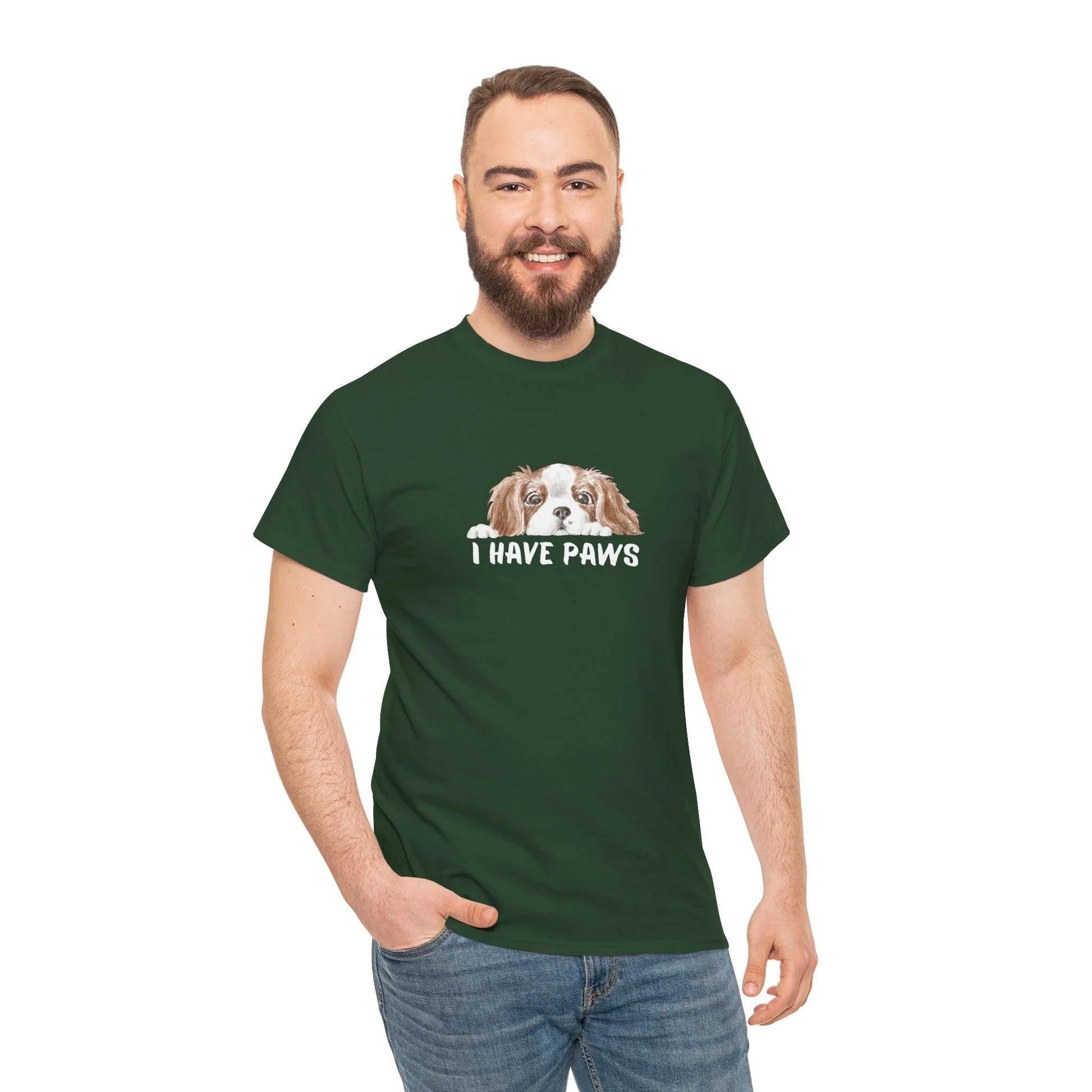 Dog Lover's Unisex Tee - I Have Paws - Wolf Aura Co