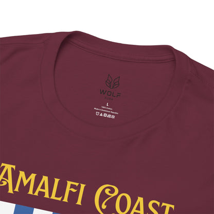 Unisex Amalfi Coast T-Shirt – Casual Coastal Graphic Tee - Wolf Aura Co