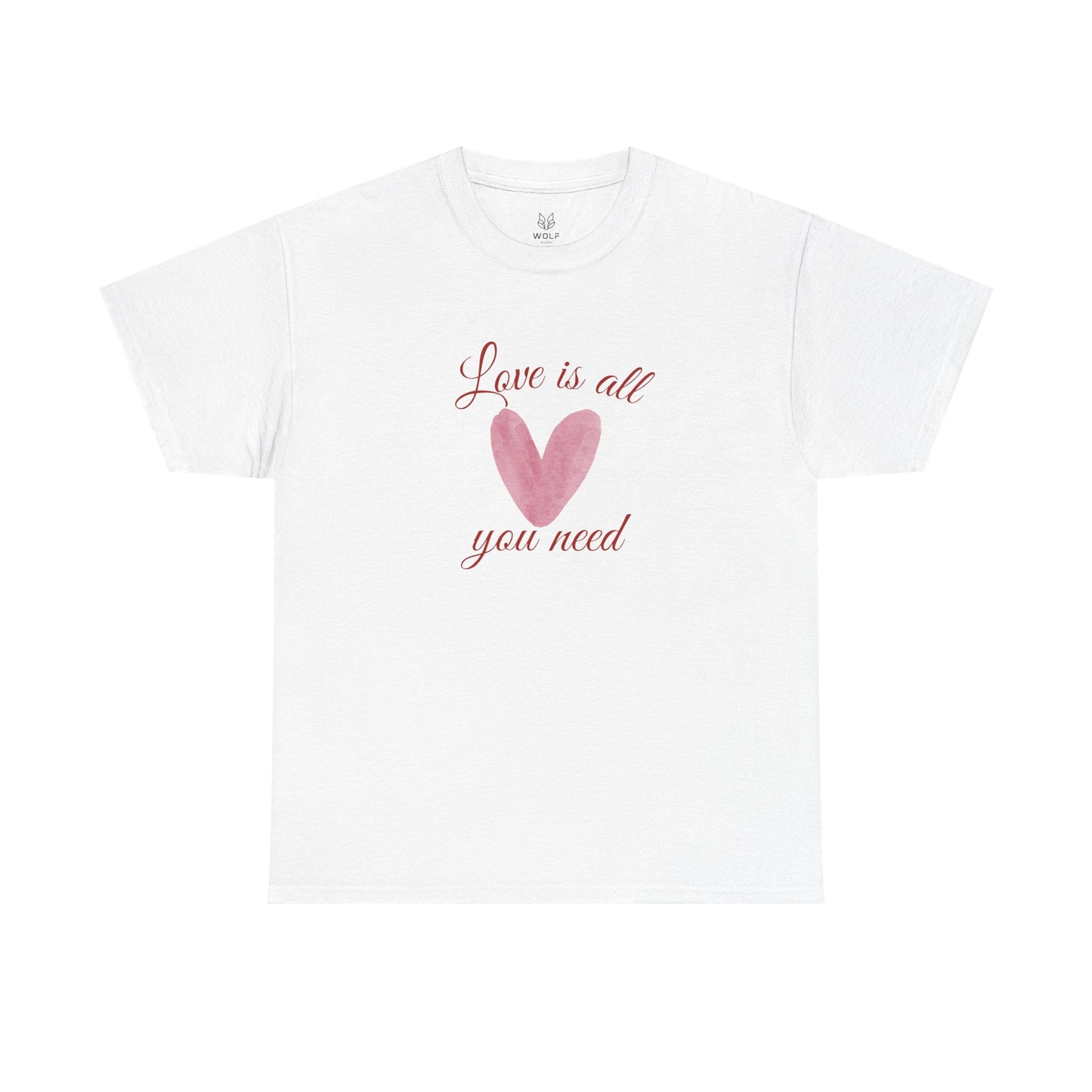 Love Is All You Need Heart Tee — Romantic Valentine’s Day T-Shirt