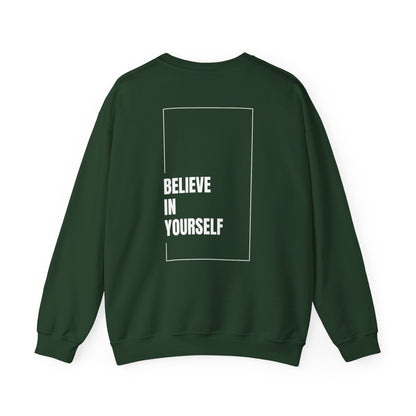 Unisex Motivational Hoodie - Believe In Yourself, Motivational Gift, Unisex Casual Wear, Cozy Style, Perfect for Everyday Wear, [...] - Wolf Aura Co