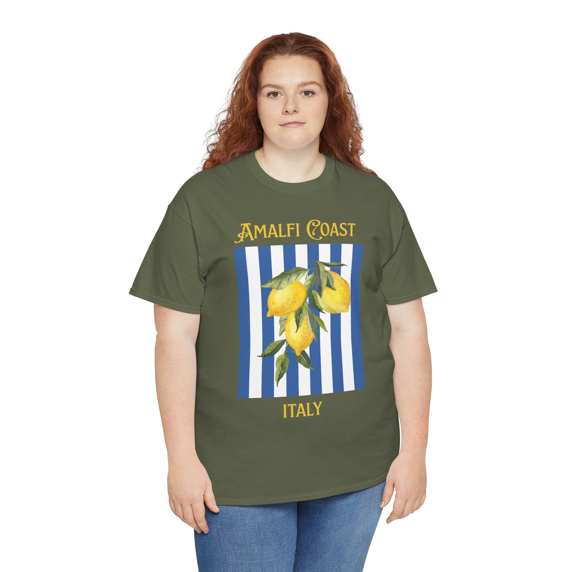 Unisex Amalfi Coast T-Shirt – Casual Coastal Graphic Tee - Wolf Aura Co