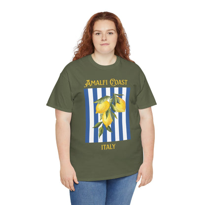 Unisex Amalfi Coast T-Shirt – Casual Coastal Graphic Tee - Wolf Aura Co