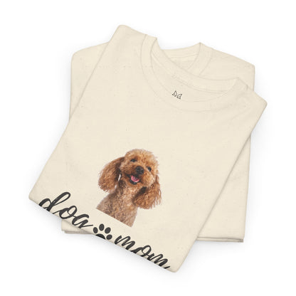 Dog Print Cotton T-Shirt – Cute Casual Tee for Dog Moms | Gift for Dog Lovers, Everyday Comfort, Pet Parent Apparel - Wolf Aura Co