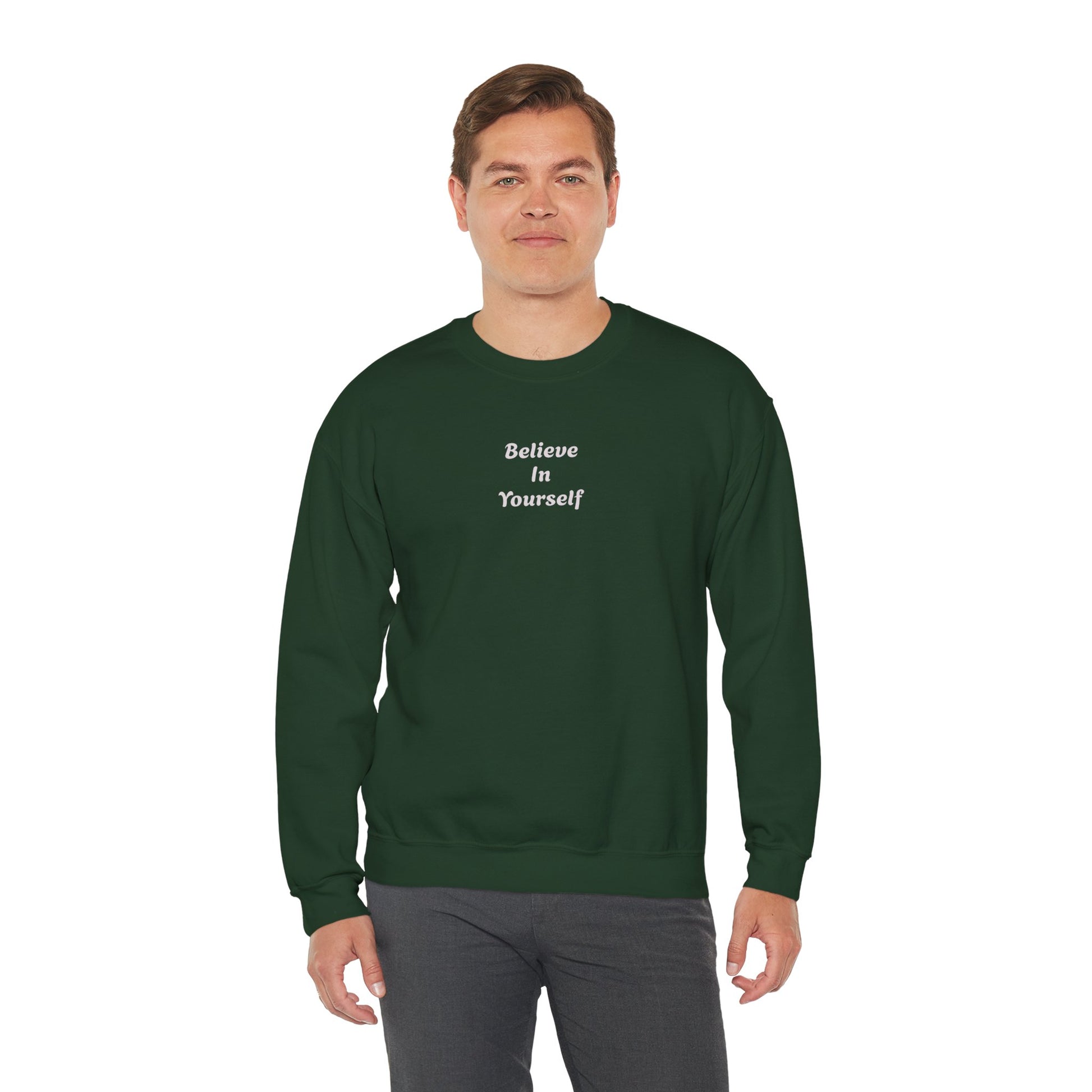 Unisex Motivational Hoodie - Believe In Yourself, Motivational Gift, Unisex Casual Wear, Cozy Style, Perfect for Everyday Wear, [...] - Wolf Aura Co