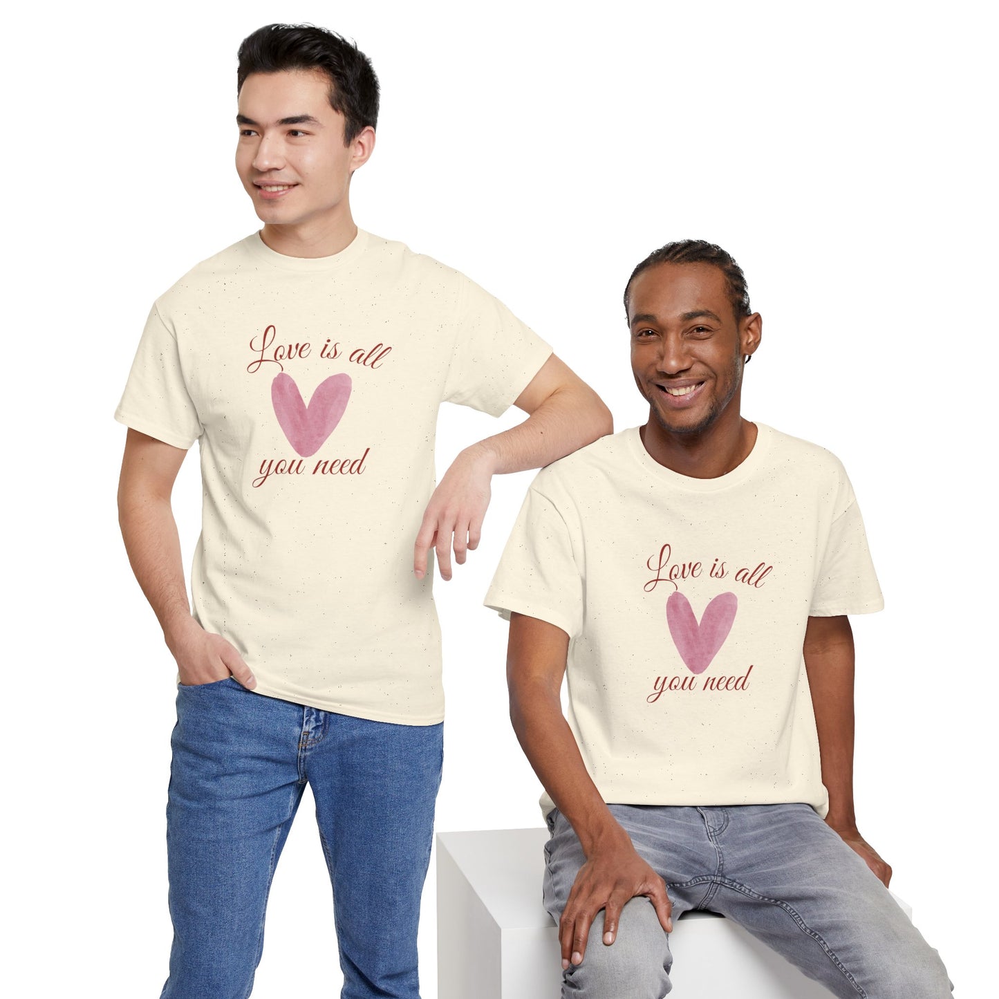 Love Is All You Need Heart Tee — Romantic Valentine’s Day T-Shirt