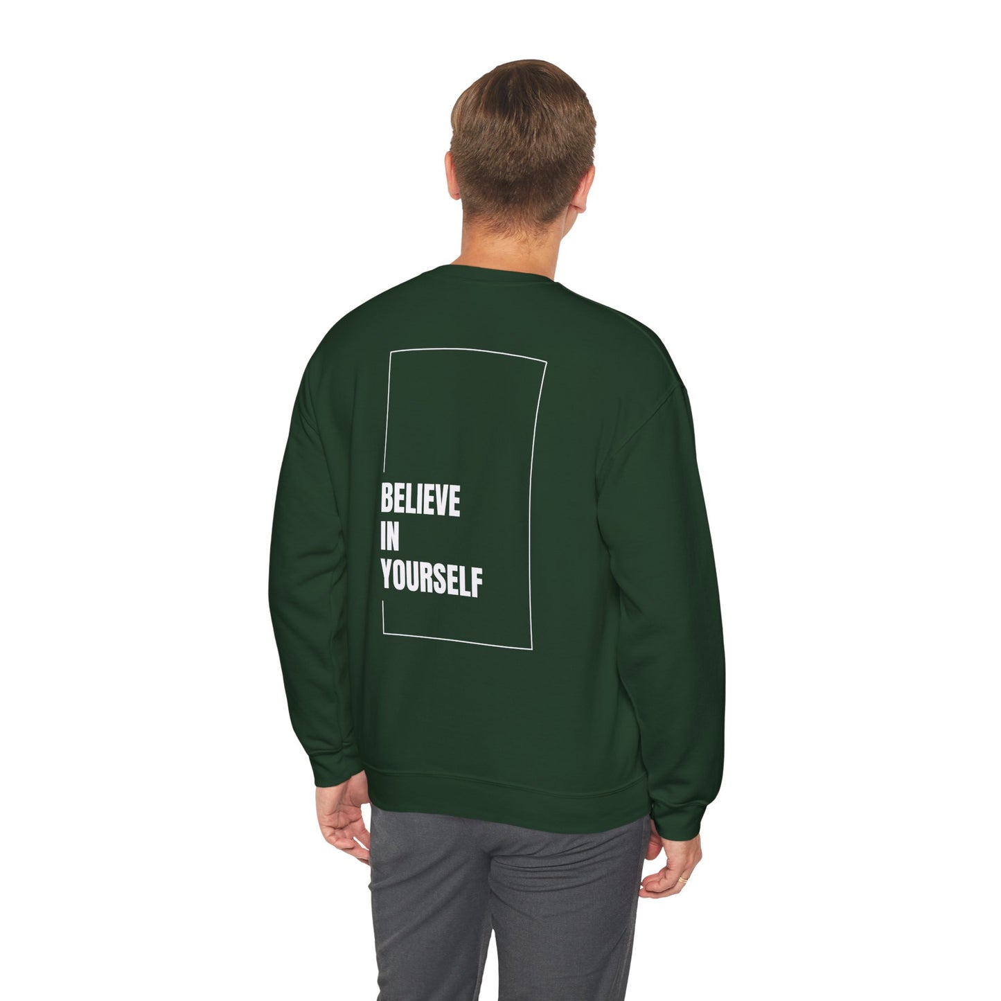 Unisex Motivational Hoodie - Believe In Yourself, Motivational Gift, Unisex Casual Wear, Cozy Style, Perfect for Everyday Wear, [...] - Wolf Aura Co