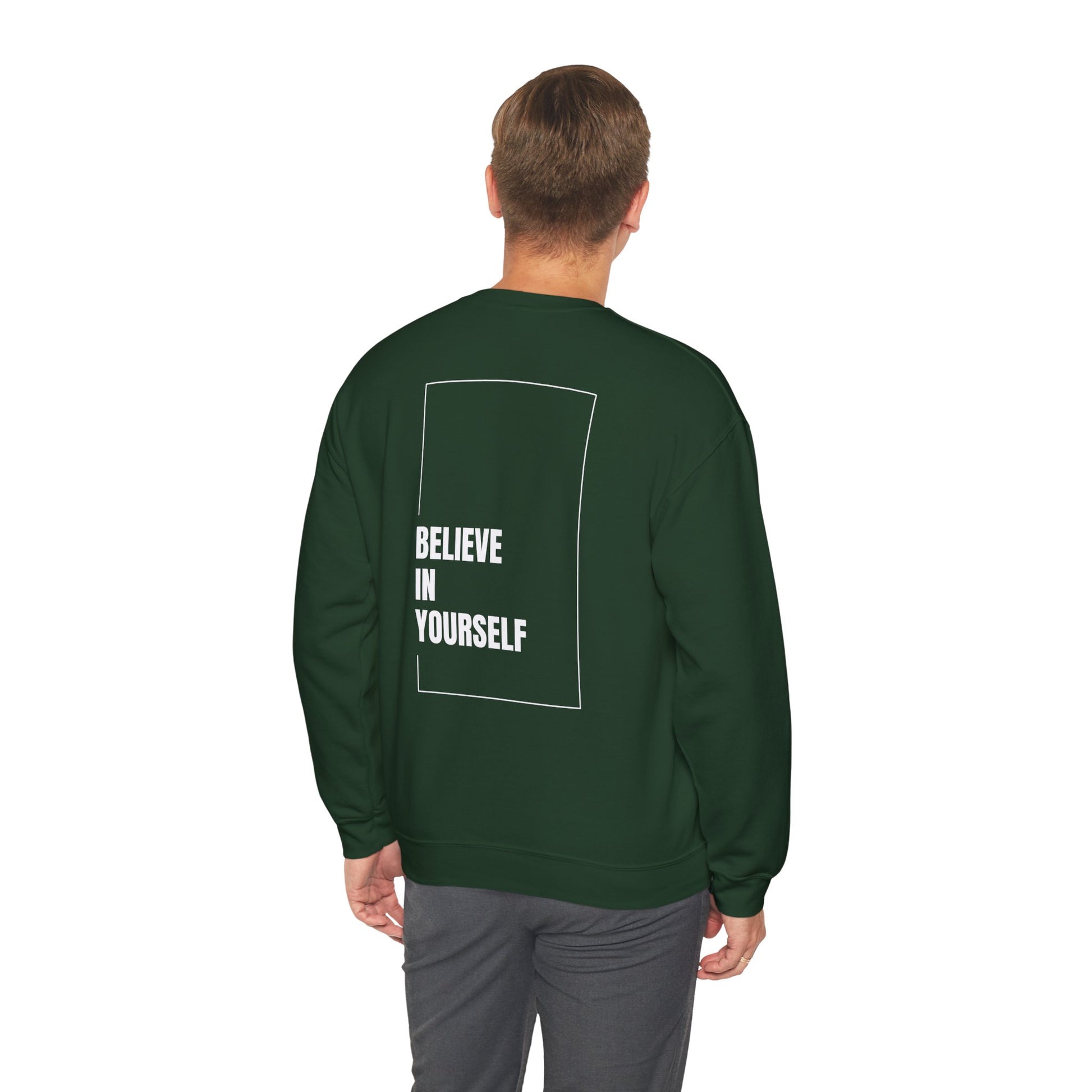 Unisex Motivational Hoodie - Believe In Yourself, Motivational Gift, Unisex Casual Wear, Cozy Style, Perfect for Everyday Wear, [...] - Wolf Aura Co