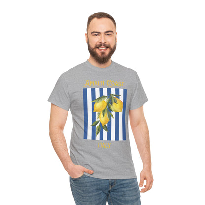 Unisex Amalfi Coast T-Shirt – Casual Coastal Graphic Tee - Wolf Aura Co