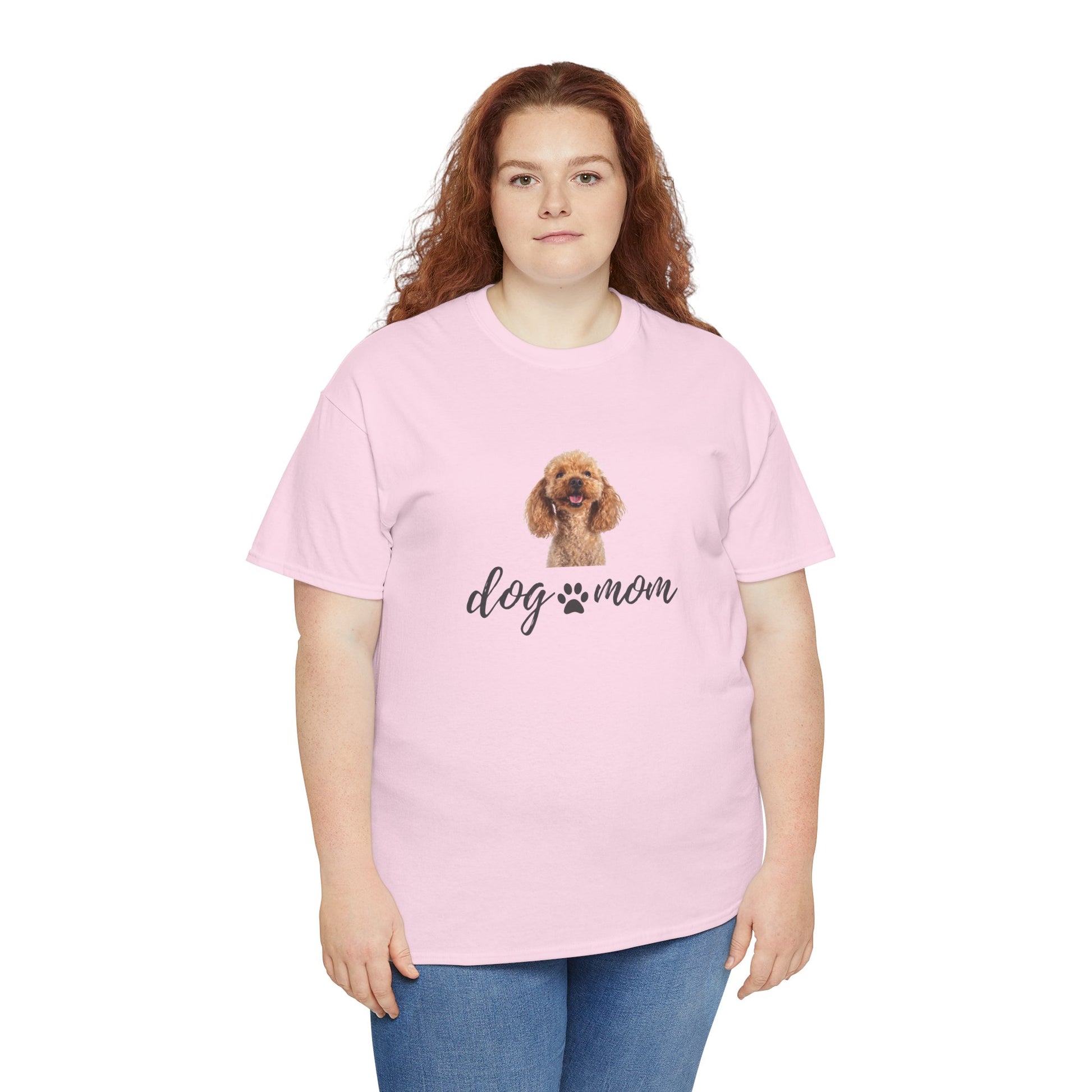 Dog Print Cotton T-Shirt – Cute Casual Tee for Dog Moms | Gift for Dog Lovers, Everyday Comfort, Pet Parent Apparel - Wolf Aura Co