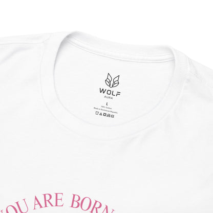 Cute Bow Cotton T-Shirt – Casual Graphic Tee, Everyday Comfort, Gift for Her - Wolf Aura Co