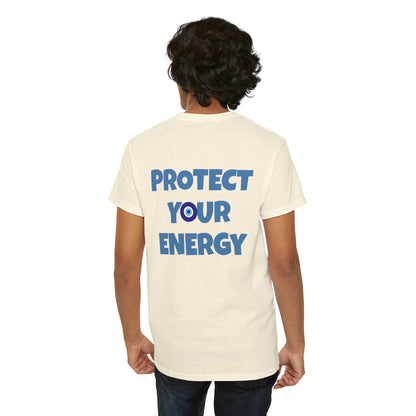 Evil Eye Graphic Tee – Unisex Casual Cotton T-Shirt | Protect Your Energy Shirt, Positive Vibes Apparel, Spiritual Gift - Wolf Aura Co