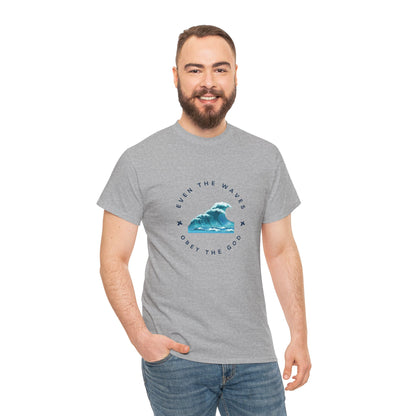 Wave Unisex Tee – Casual Cotton T-Shirt for Everyday Comfort - Wolf Aura Co
