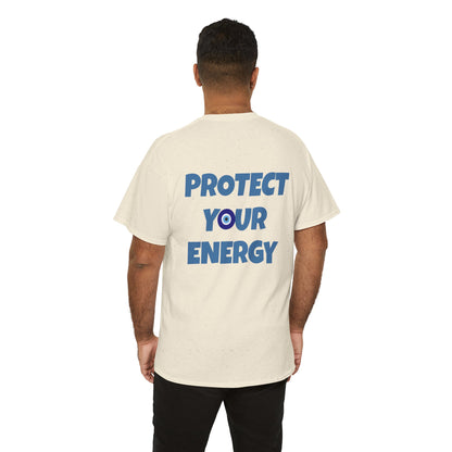 Evil Eye Graphic Tee – Unisex Casual Cotton T-Shirt | Protect Your Energy Shirt, Positive Vibes Apparel, Spiritual Gift - Wolf Aura Co