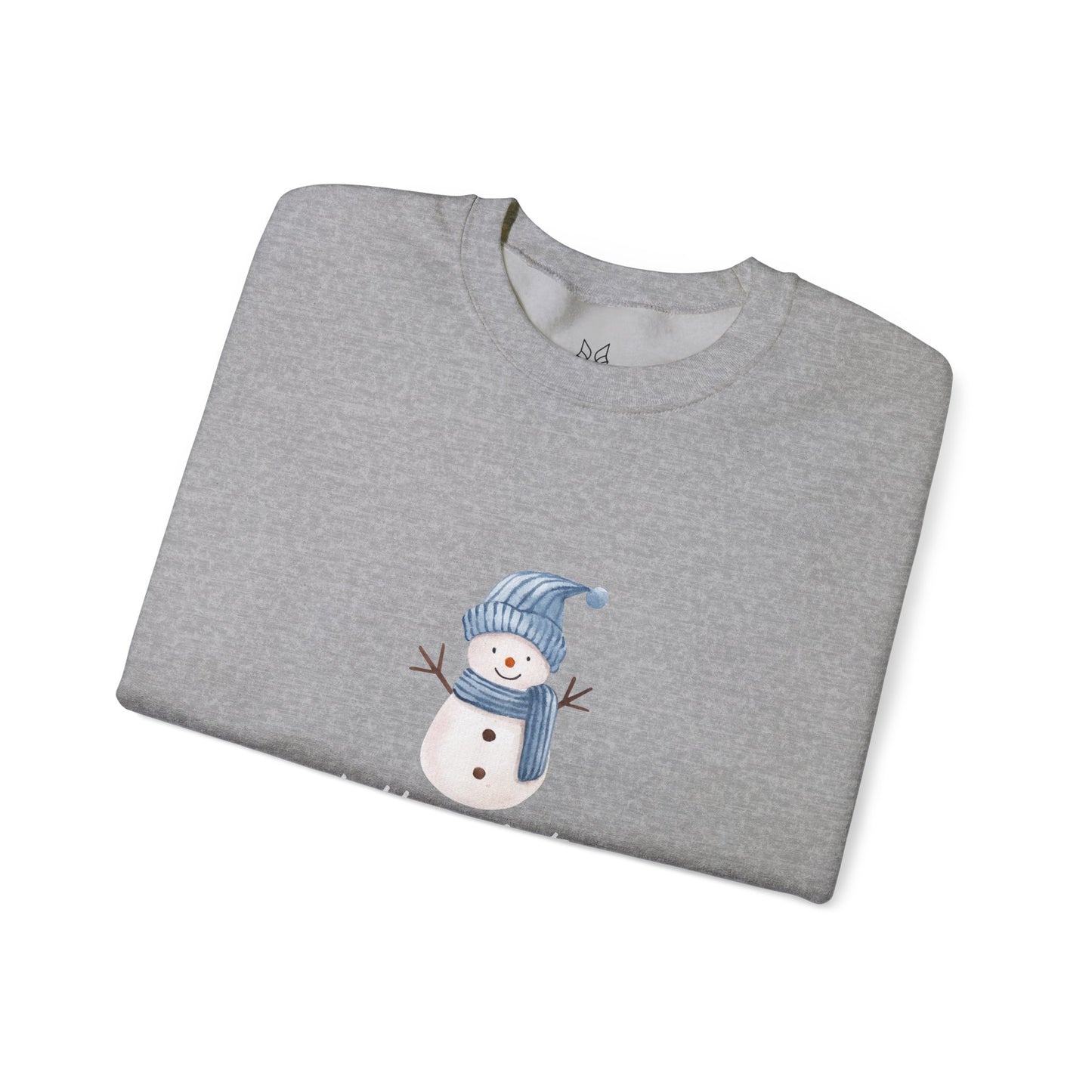 Let It Snow Sweatshirt – Cozy Winter Snowman Crewneck | Soft Cotton-Poly Winter Sweater