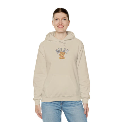 Teddy Bear Graphic Hoodie – Relaxation Sweatshirt for Men & Women - Wolf Aura Co