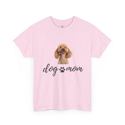 Dog Mom Cotton Tee – Casual &Comfy Gift for Pet Lovers | Wolf Aura