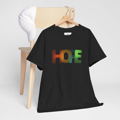 Unisex Hope Graphic Tee – Motivational Casual Wear - Wolf Aura Co