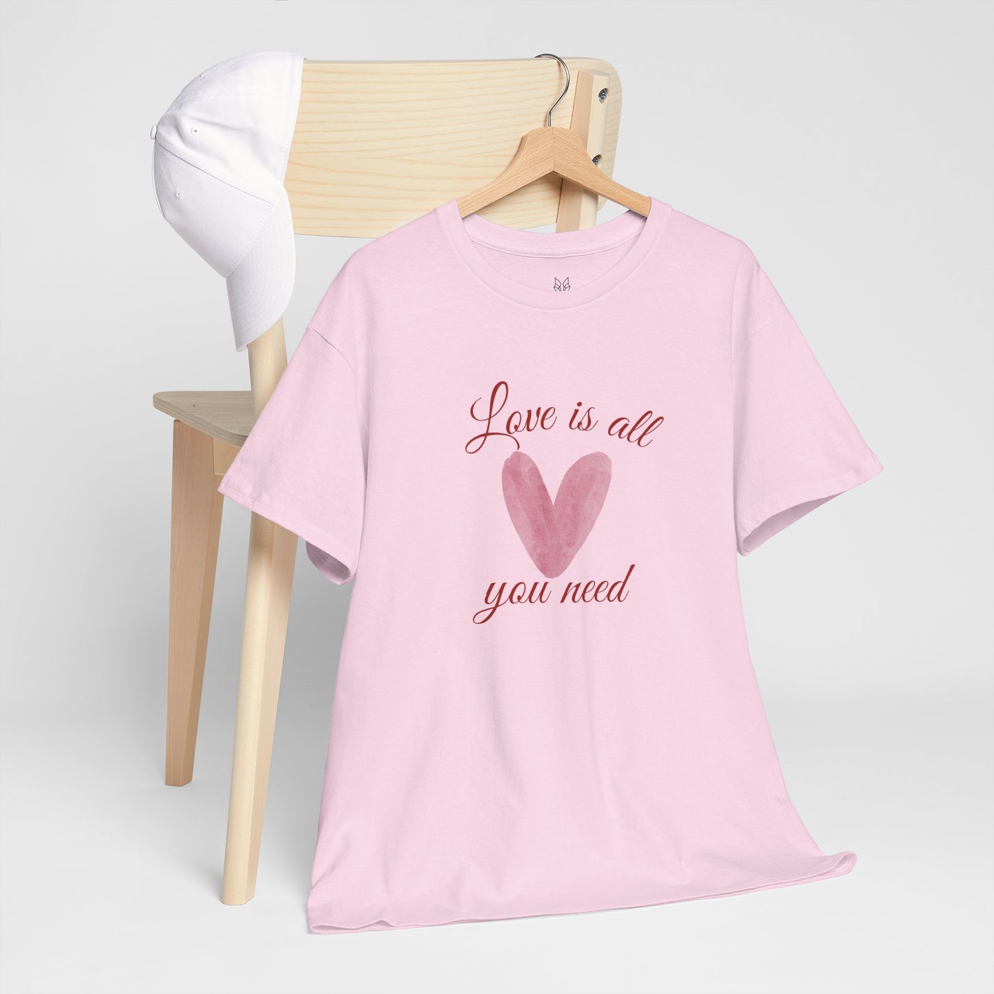 Love Is All You Need Heart Tee — Romantic Valentine’s Day T-Shirt
