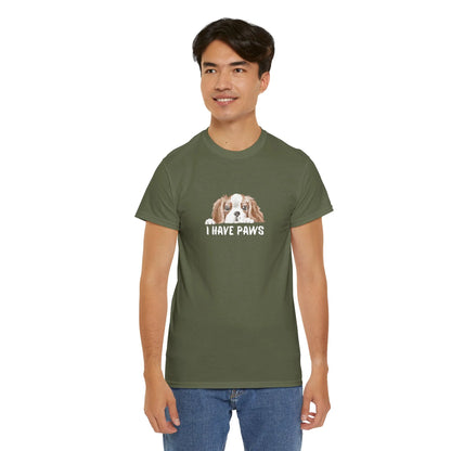 Dog Lover's Unisex Tee - I Have Paws - Wolf Aura Co