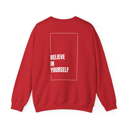 Unisex Motivational Hoodie - Believe In Yourself, Motivational Gift, Unisex Casual Wear, Cozy Style, Perfect for Everyday Wear, [...] - Wolf Aura Co