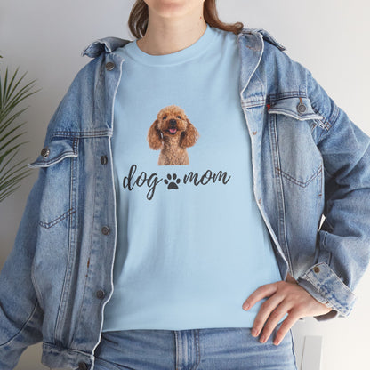 Dog Print Cotton T-Shirt – Cute Casual Tee for Dog Moms | Gift for Dog Lovers, Everyday Comfort, Pet Parent Apparel - Wolf Aura Co