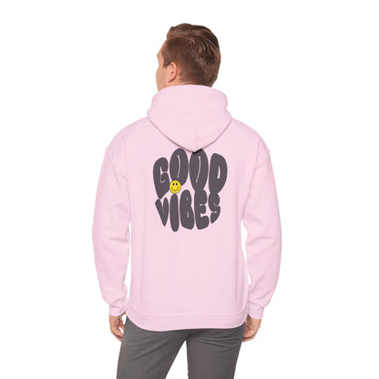 Good Vibes Unisex Hoodie - Cozy Sweatshirt, Casual Wear, Perfect Gift, Everyday Comfort, Trendy Fashion - Wolf Aura Co