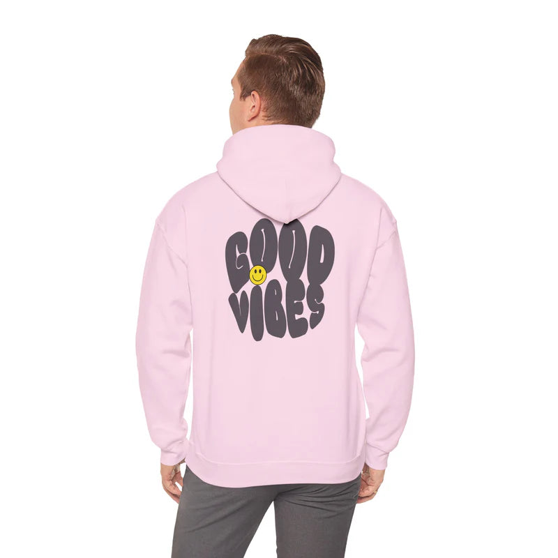 Good Vibes Hoodie - Cozy Sweatshirt, Casual Wear, Perfect Gift, Everyday Comfort, Trendy Fashion
