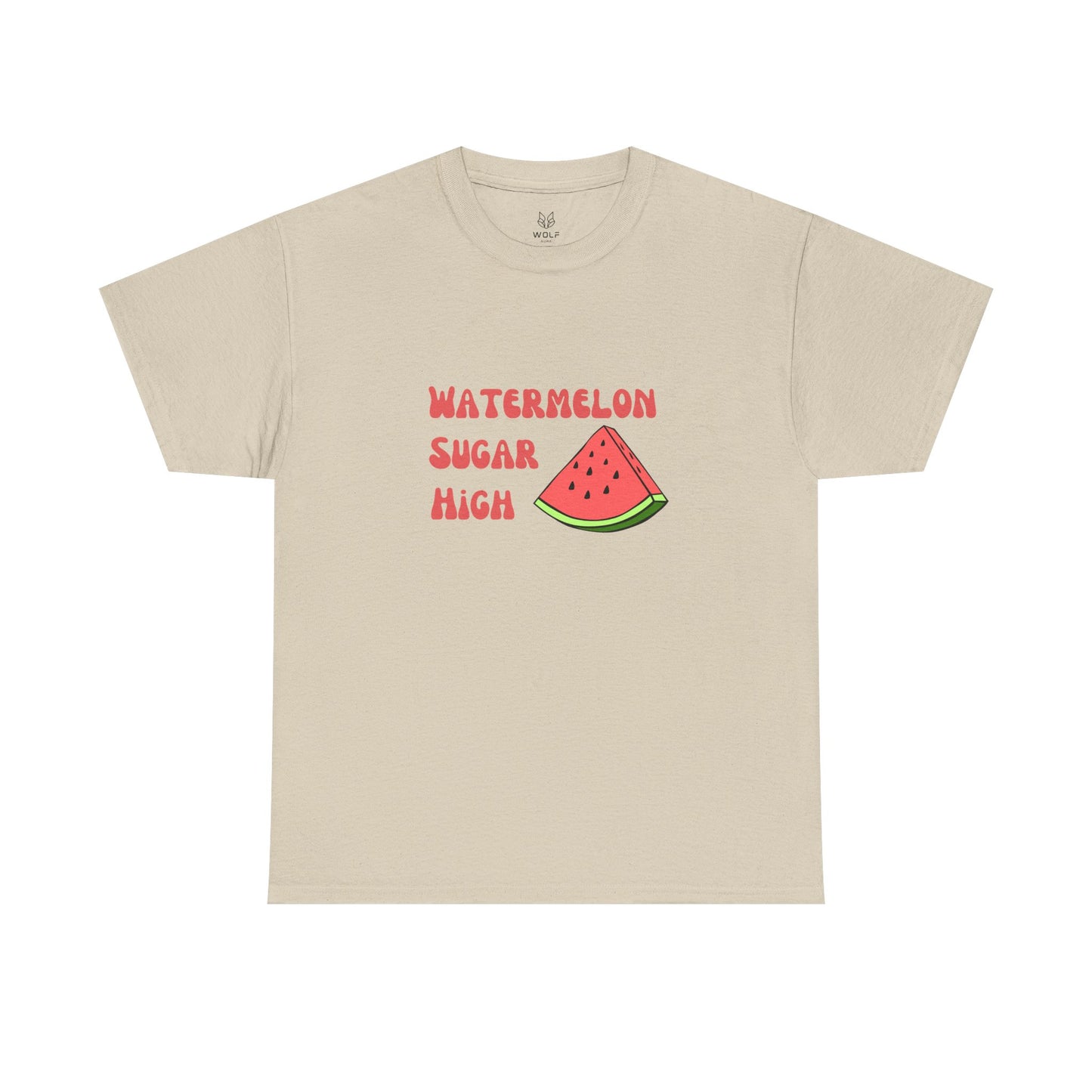Watermelon Print Cotton T-Shirt