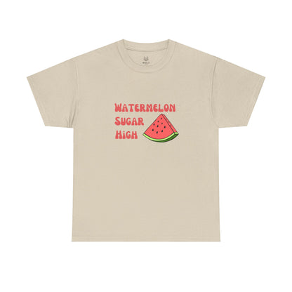 Watermelon Print Cotton T-Shirt