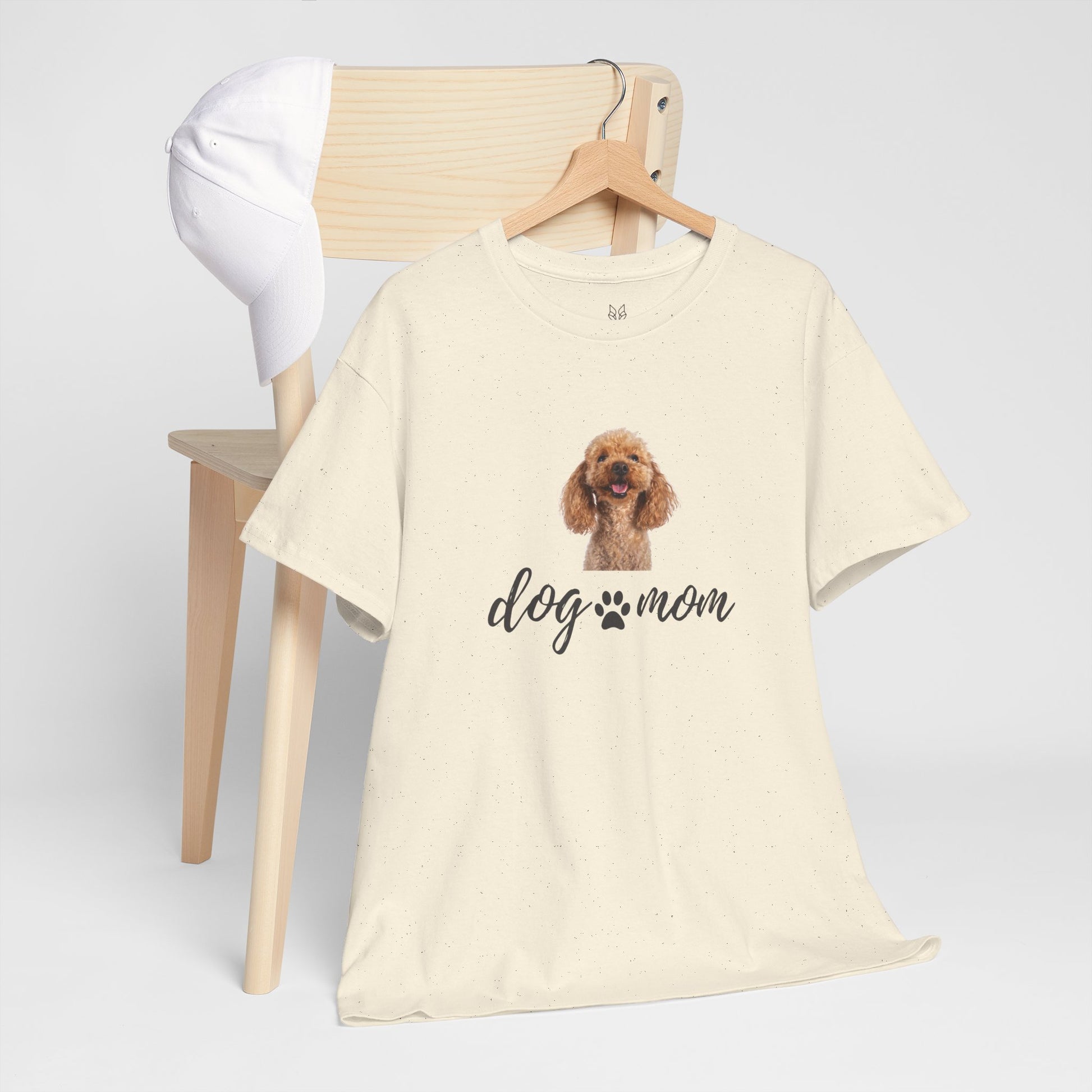 Dog Print Cotton T-Shirt – Cute Casual Tee for Dog Moms | Gift for Dog Lovers, Everyday Comfort, Pet Parent Apparel - Wolf Aura Co
