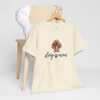 Dog Print Cotton T-Shirt – Cute Casual Tee for Dog Moms | Gift for Dog Lovers, Everyday Comfort, Pet Parent Apparel - Wolf Aura Co