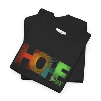 Unisex Hope Graphic Tee – Motivational Casual Wear - Wolf Aura Co