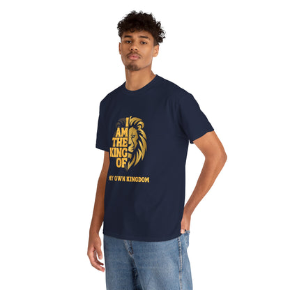 Lion Print Cotton T-Shirt – Fierce Graphic Tee, Casual Everyday Wear, Animal Lover Gift - Wolf Aura Co