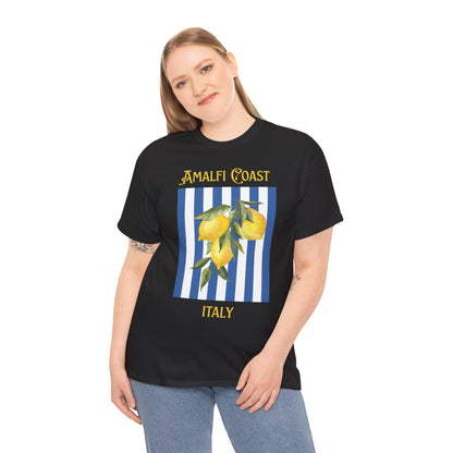 Unisex Amalfi Coast T-Shirt – Casual Coastal Graphic Tee - Wolf Aura Co