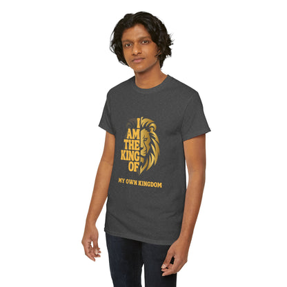 Lion Print Cotton T-Shirt – Fierce Graphic Tee, Casual Everyday Wear, Animal Lover Gift - Wolf Aura Co