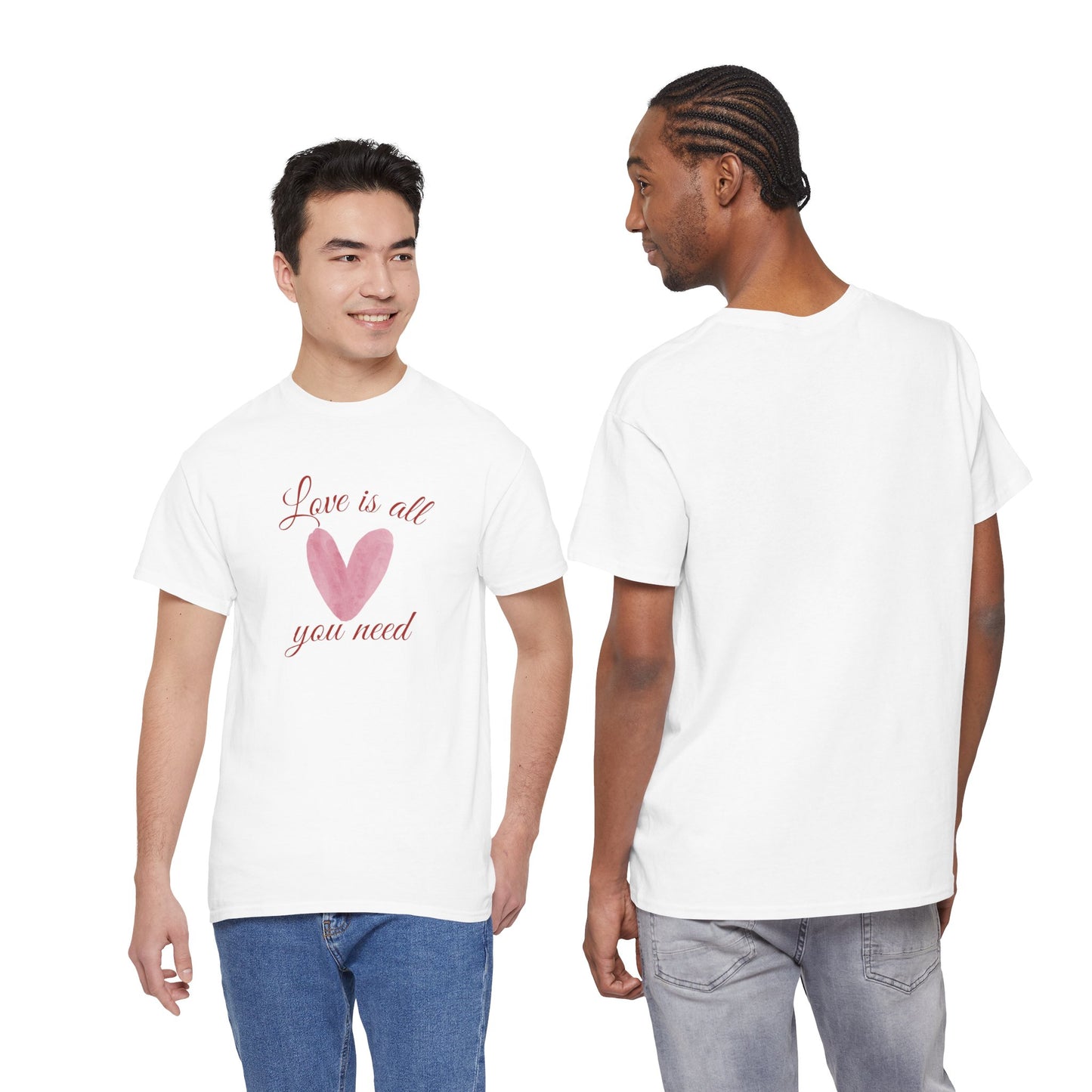 Love Is All You Need Heart Tee — Romantic Valentine’s Day T-Shirt
