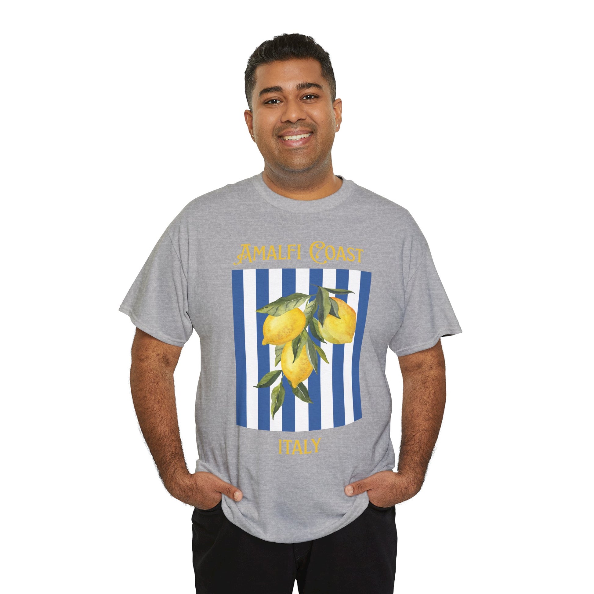 Unisex Amalfi Coast T-Shirt – Casual Coastal Graphic Tee - Wolf Aura Co