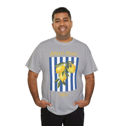 Unisex Amalfi Coast T-Shirt – Casual Coastal Graphic Tee - Wolf Aura Co