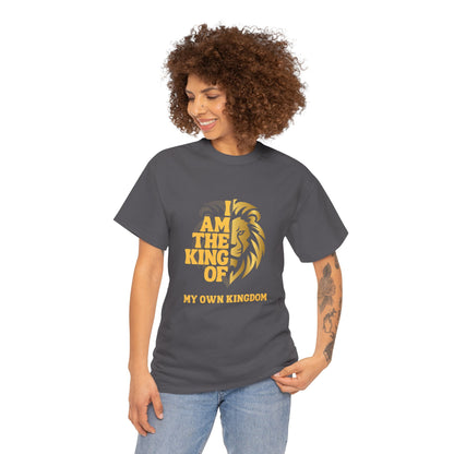Lion Print Cotton T-Shirt – Fierce Graphic Tee, Casual Everyday Wear, Animal Lover Gift - Wolf Aura Co
