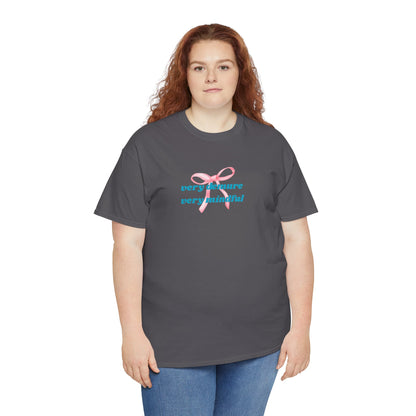 Very Demure, Very Mindful Print Tee – Cozy & Stylish - Wolf Aura Co