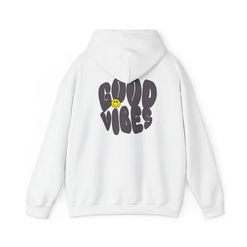 Good Vibes Hoodie - Cozy Sweatshirt, Casual Wear, Perfect Gift, Everyday Comfort, Trendy Fashion