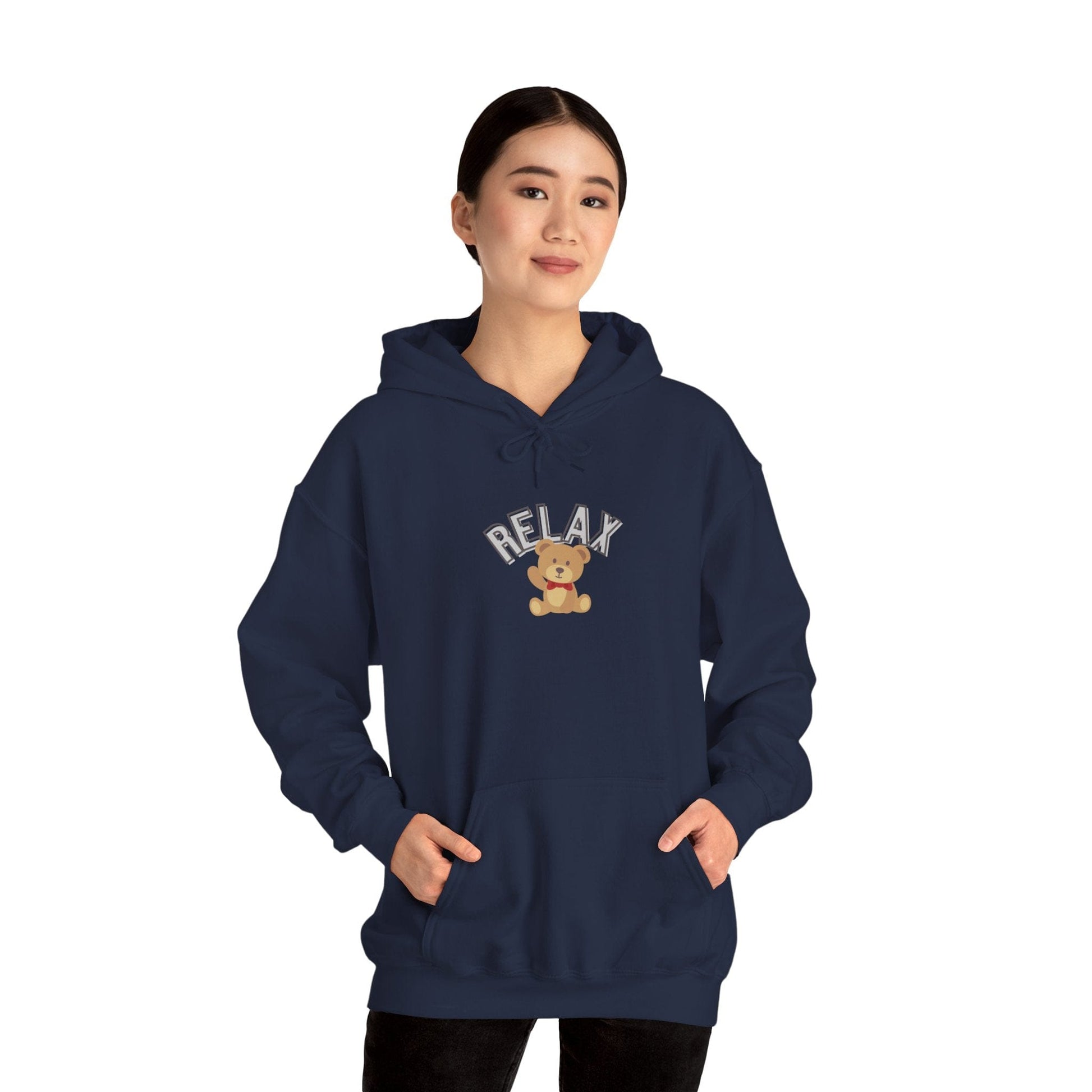 Teddy Bear Graphic Hoodie – Relaxation Sweatshirt for Men & Women - Wolf Aura Co