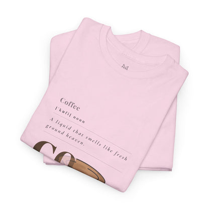 Fresh Brew Vibes Cotton T-Shirt – Casual Coffee Lovers Graphic Tee, Everyday Comfort, Barista Gift - Wolf Aura Co