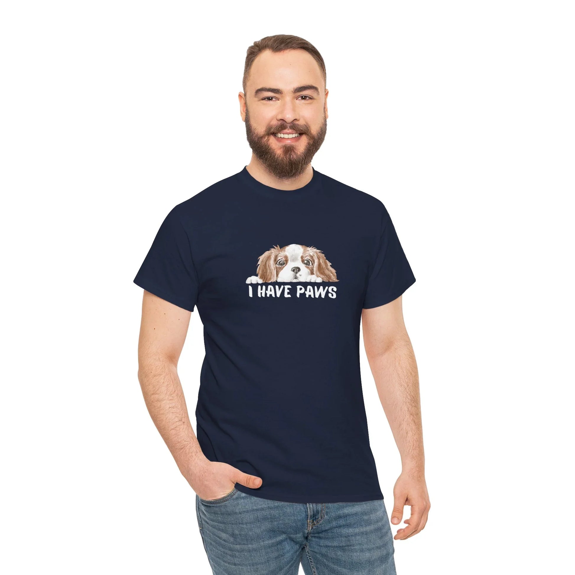 Dog Lover's Unisex Tee - I Have Paws - Wolf Aura Co