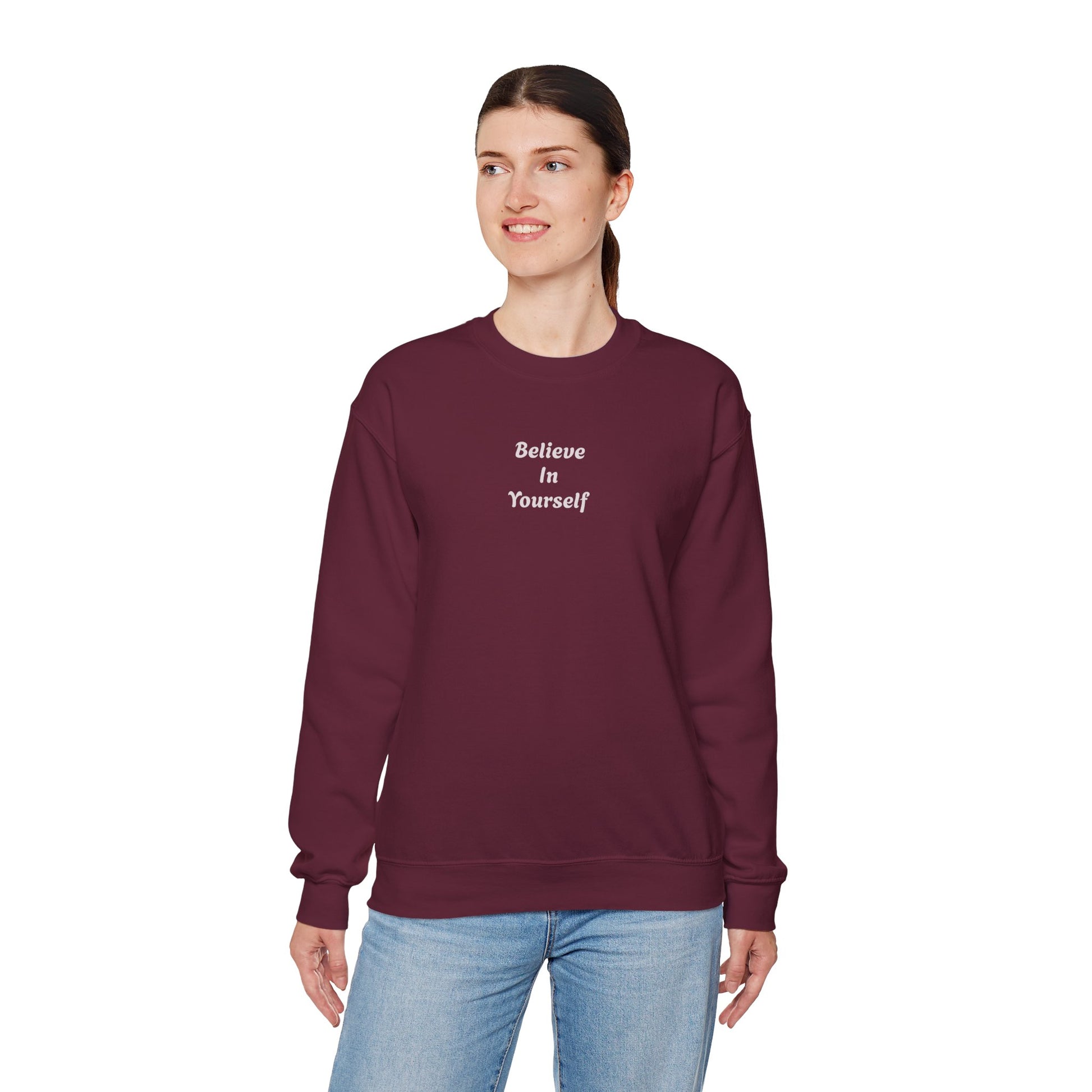 Unisex Motivational Hoodie - Believe In Yourself, Motivational Gift, Unisex Casual Wear, Cozy Style, Perfect for Everyday Wear, [...] - Wolf Aura Co