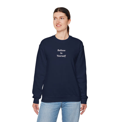 Unisex Motivational Hoodie - Believe In Yourself, Motivational Gift, Unisex Casual Wear, Cozy Style, Perfect for Everyday Wear, [...] - Wolf Aura Co